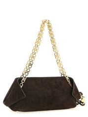 Ferragamo Brown Goatskin Shoulder Bag