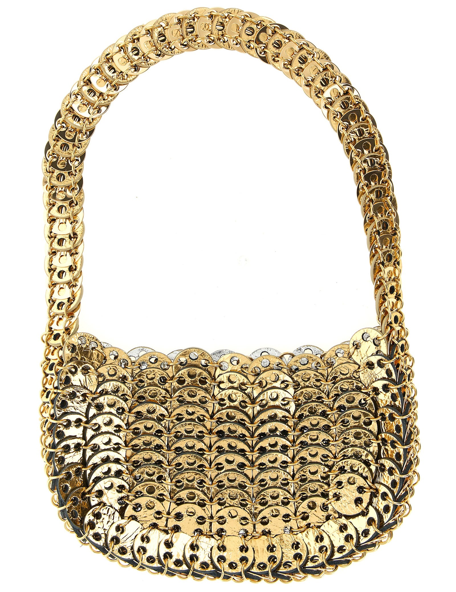 Paco Rabanne Multicolor Calfskin Shoulder Bag