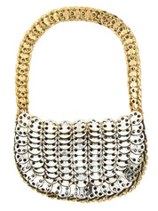 Paco Rabanne Multicolor Calfskin Shoulder Bag