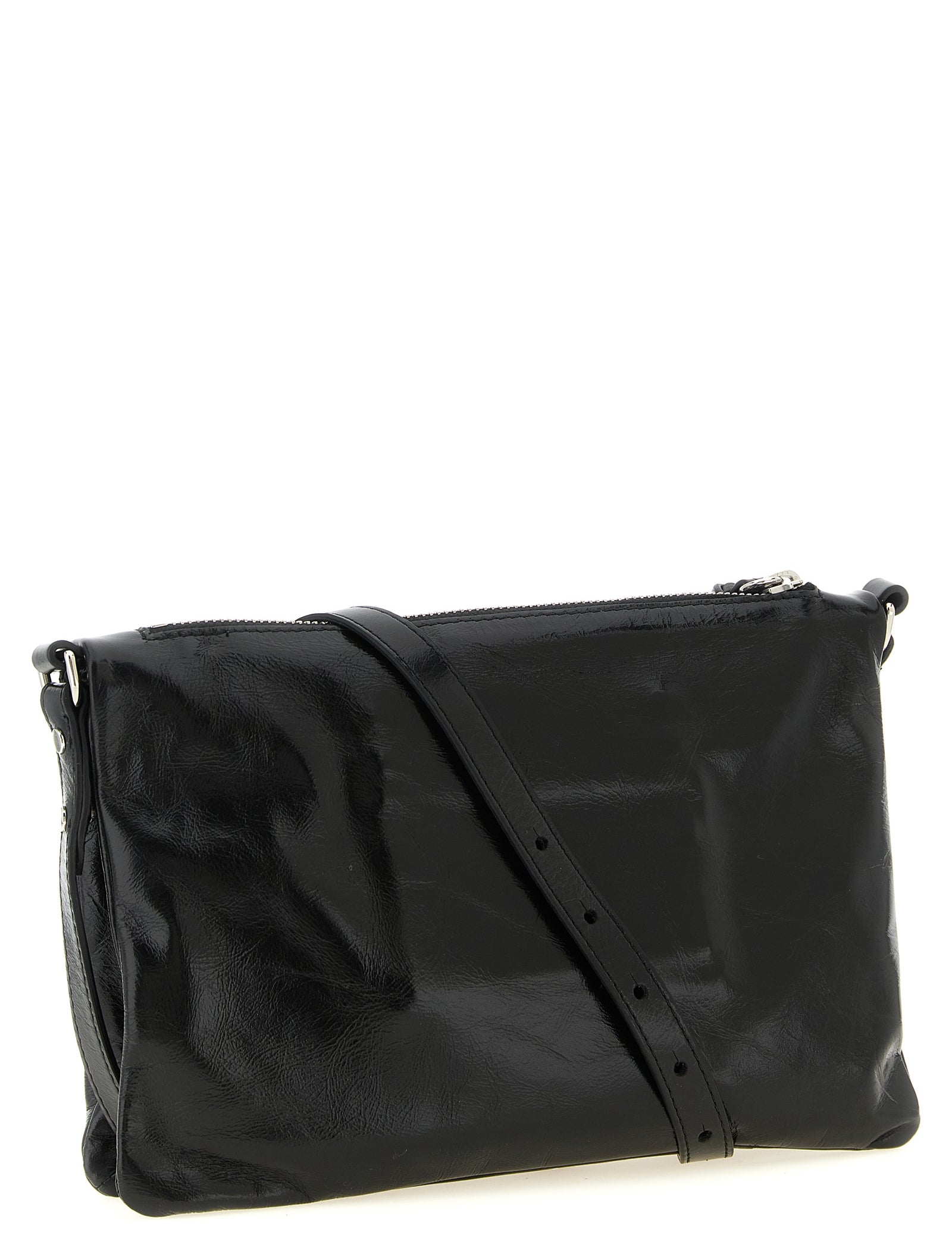 Isabel Marant Black Calfskin Crossbody Bag
