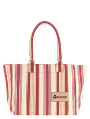 Isabel Marant Red Cotton Tote Bag