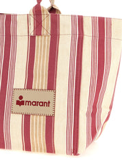 Isabel Marant Red Cotton Tote Bag