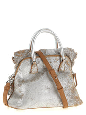 Maison Margiela Silver Sheepskin Mini Handbag