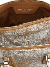 Maison Margiela Silver Sheepskin Mini Handbag