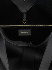 Saint Laurent Black Calfskin Tote Bag