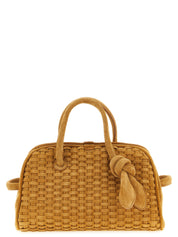 Jacquemus Beige Calfskin Bowling Handbag