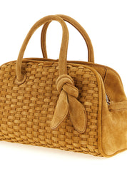 Jacquemus Beige Calfskin Bowling Handbag
