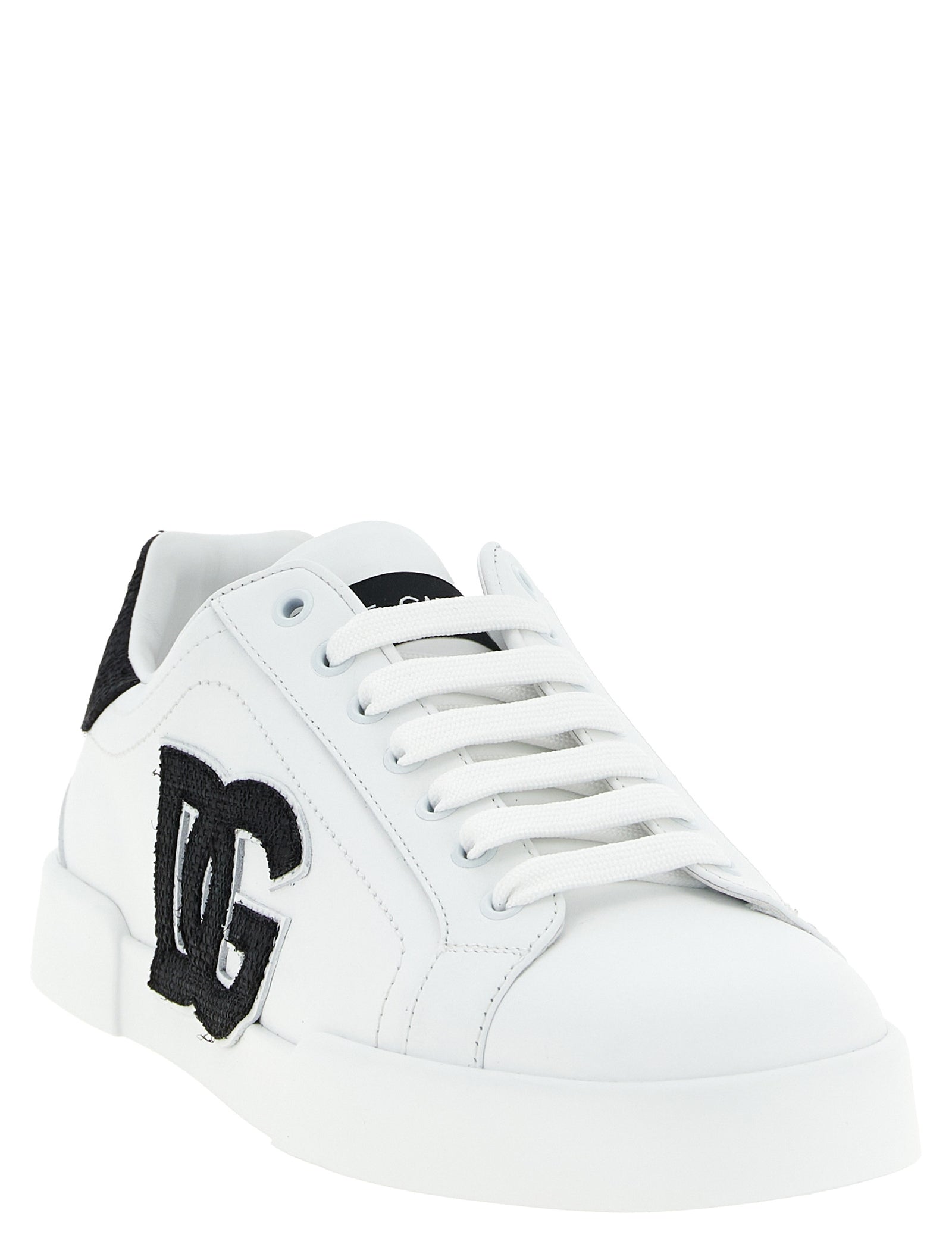 Black Calfskin Low Top Sneakers