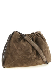 Brunello Cucinelli Brown Calfskin Clutch Bag