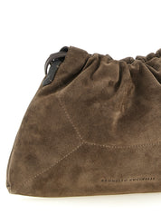 Brunello Cucinelli Brown Calfskin Clutch Bag