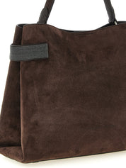 Brunello Cucinelli Brown Calfskin Handbag
