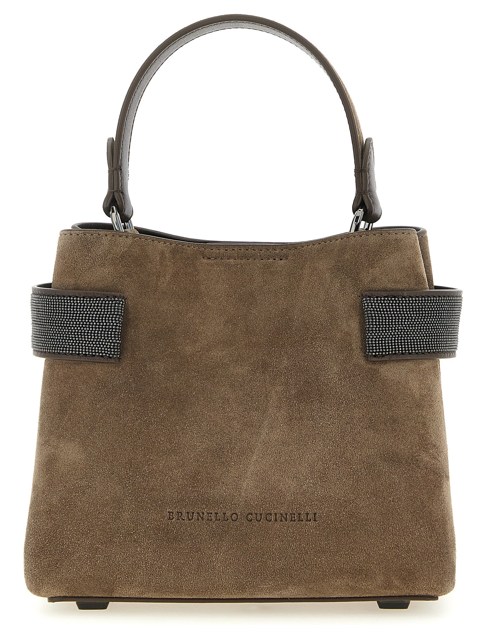 Brunello Cucinelli Brown Calfskin Handbag