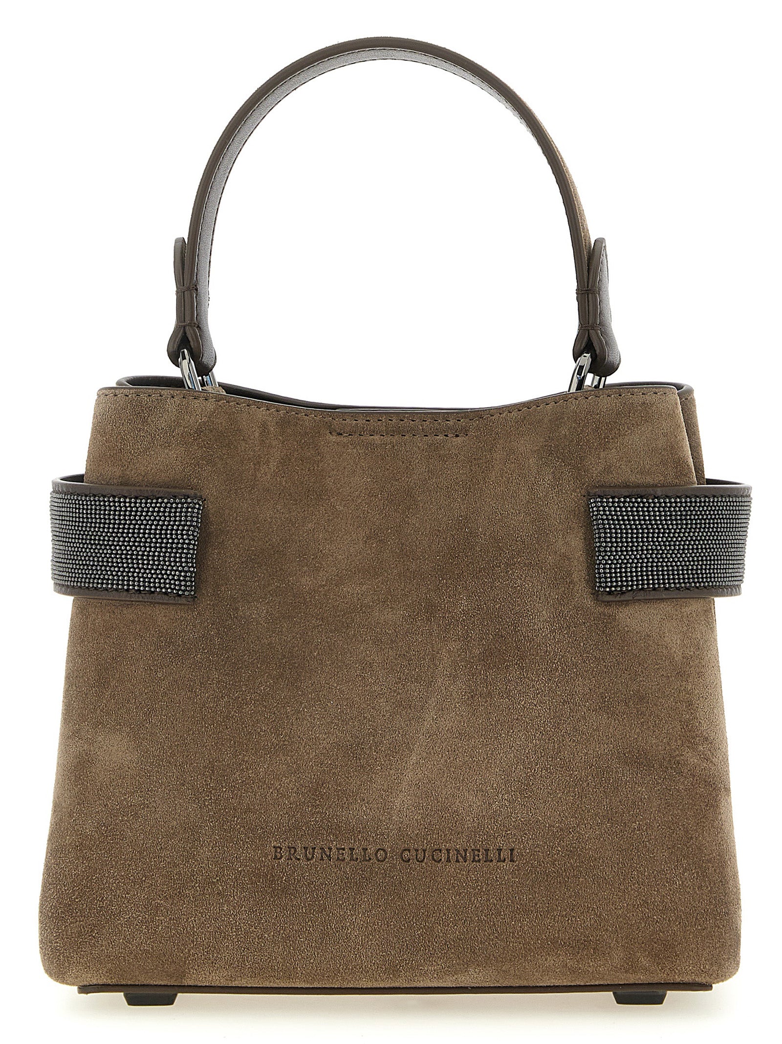 Brunello Cucinelli Brown Calfskin Handbag