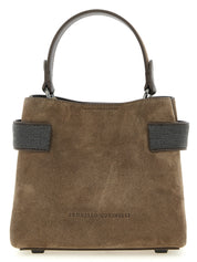 Brunello Cucinelli Brown Calfskin Handbag