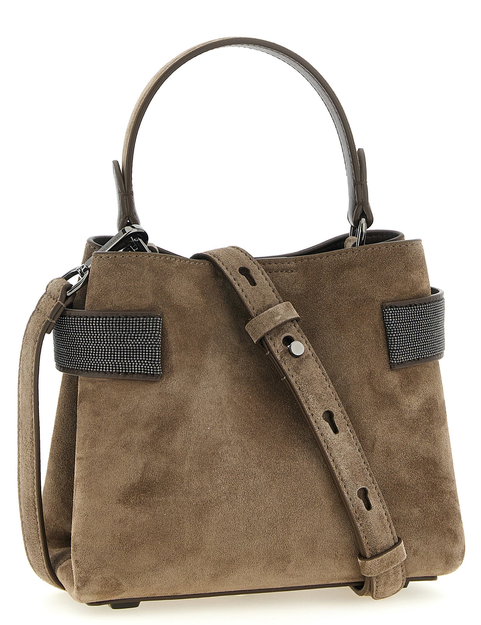 Brunello Cucinelli Brown Calfskin Handbag