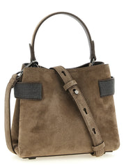 Brunello Cucinelli Brown Calfskin Handbag