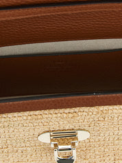 Valentino Garavani Beige Raffia Crossbody Bag