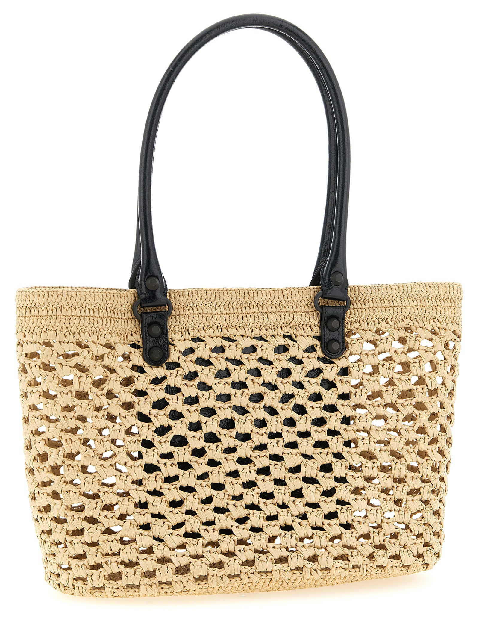 Balenciaga Beige Viscose Lamb Leather Shoulder Bag