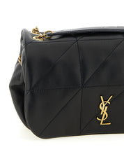 Saint Laurent Black Lamb Leather Shoulder Bag