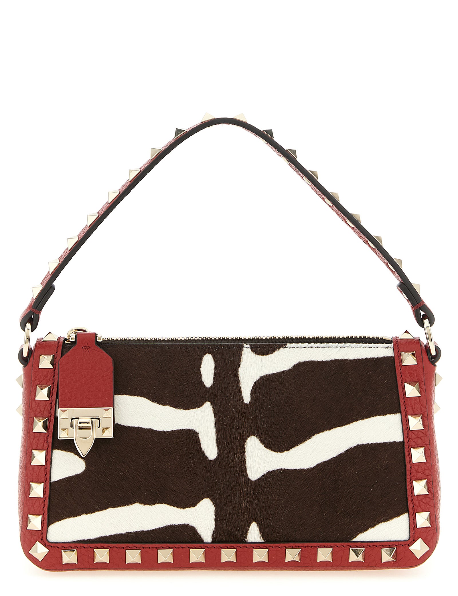 Valentino Garavani Red Calfskin Shoulder Bag