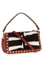 Valentino Garavani Red Calfskin Shoulder Bag