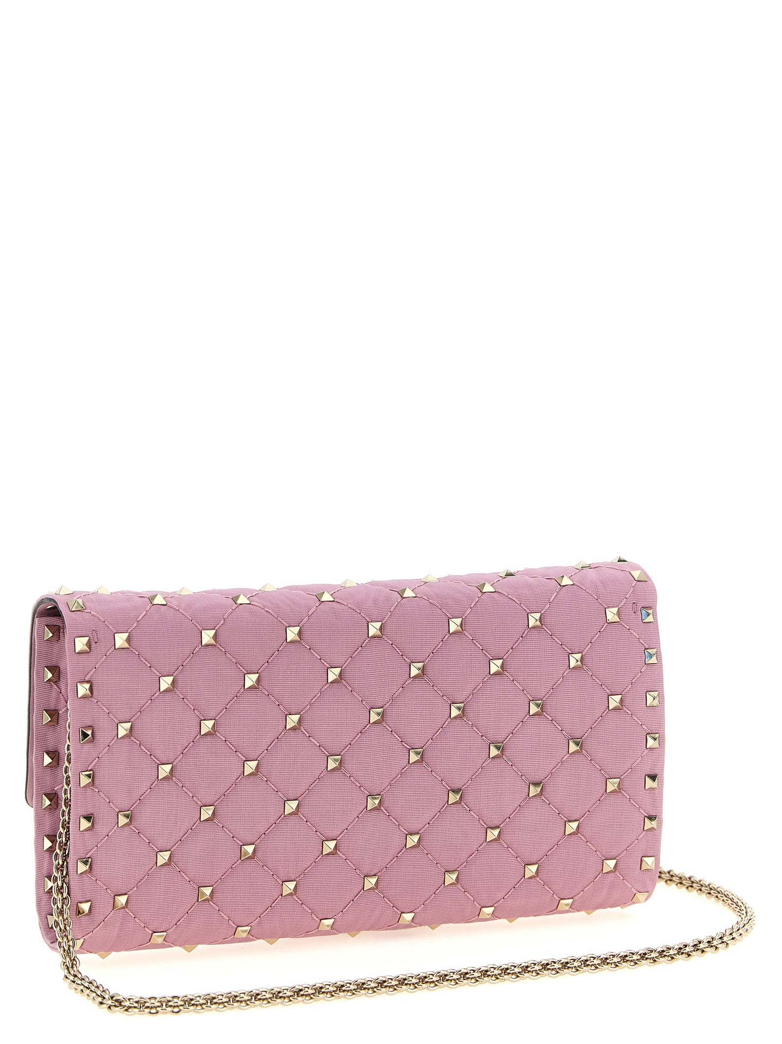 Valentino Garavani Pink Viscose Crossbody Bag