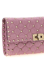 Valentino Garavani Pink Viscose Crossbody Bag