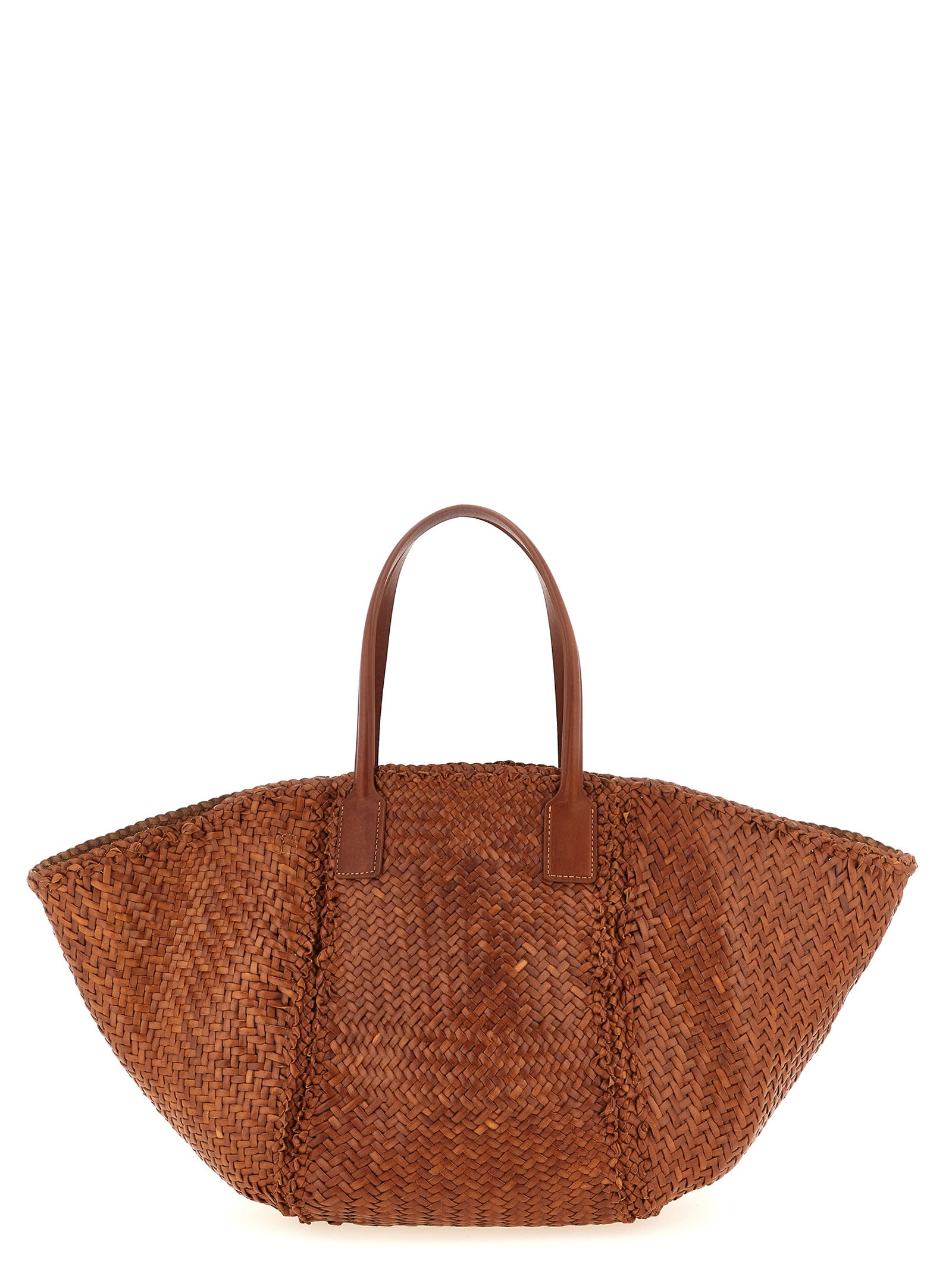 Dragon Diffusion Brown Calfskin Tote Bag