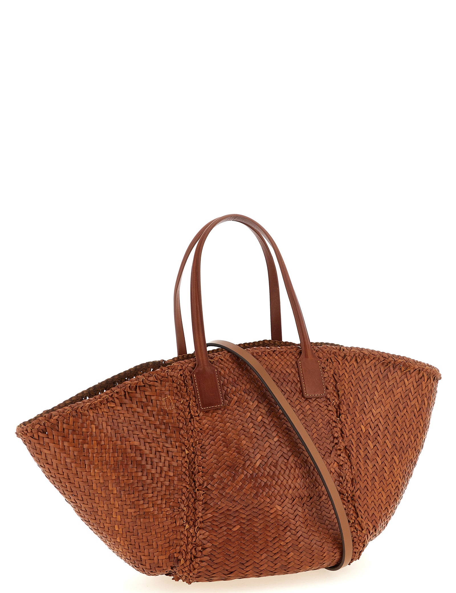 Dragon Diffusion Brown Calfskin Tote Bag