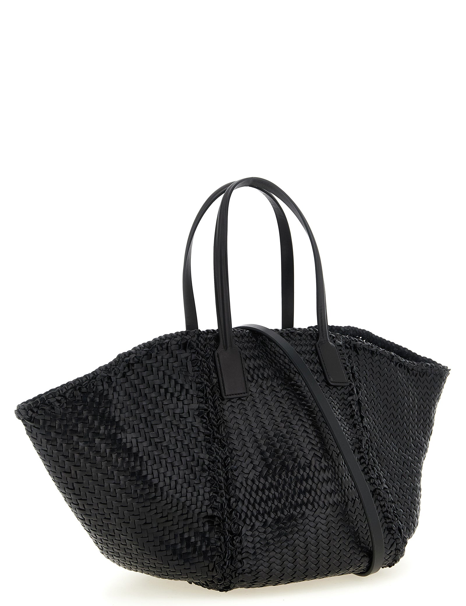 Dragon Diffusion Black Calfskin Tote Bag
