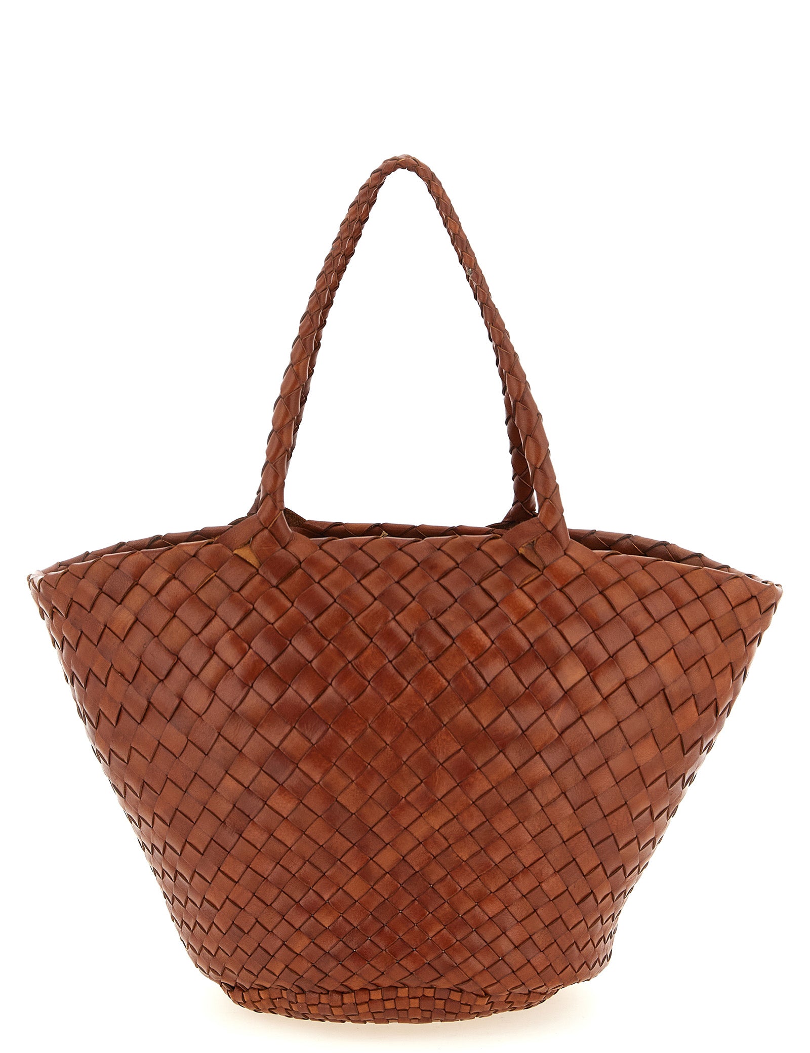 Dragon Diffusion Brown Calfskin Handbag