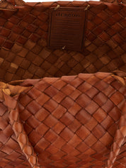 Dragon Diffusion Brown Calfskin Handbag
