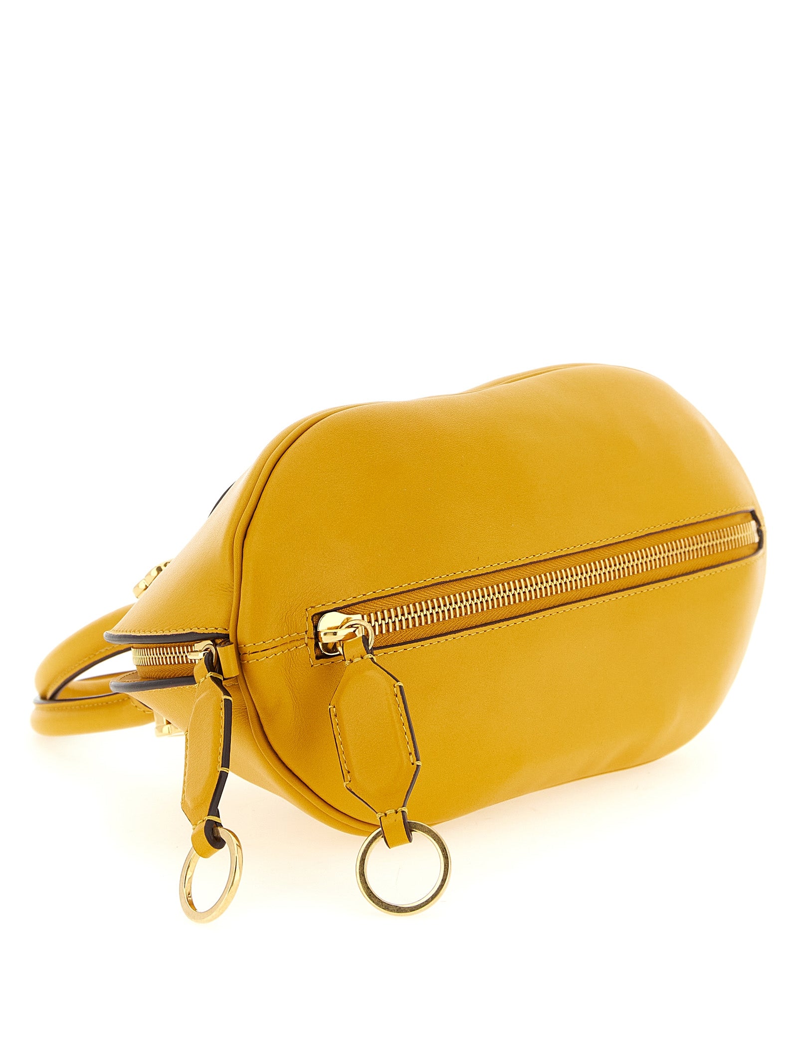 Balenciaga Yellow Calfskin Mini Handbag