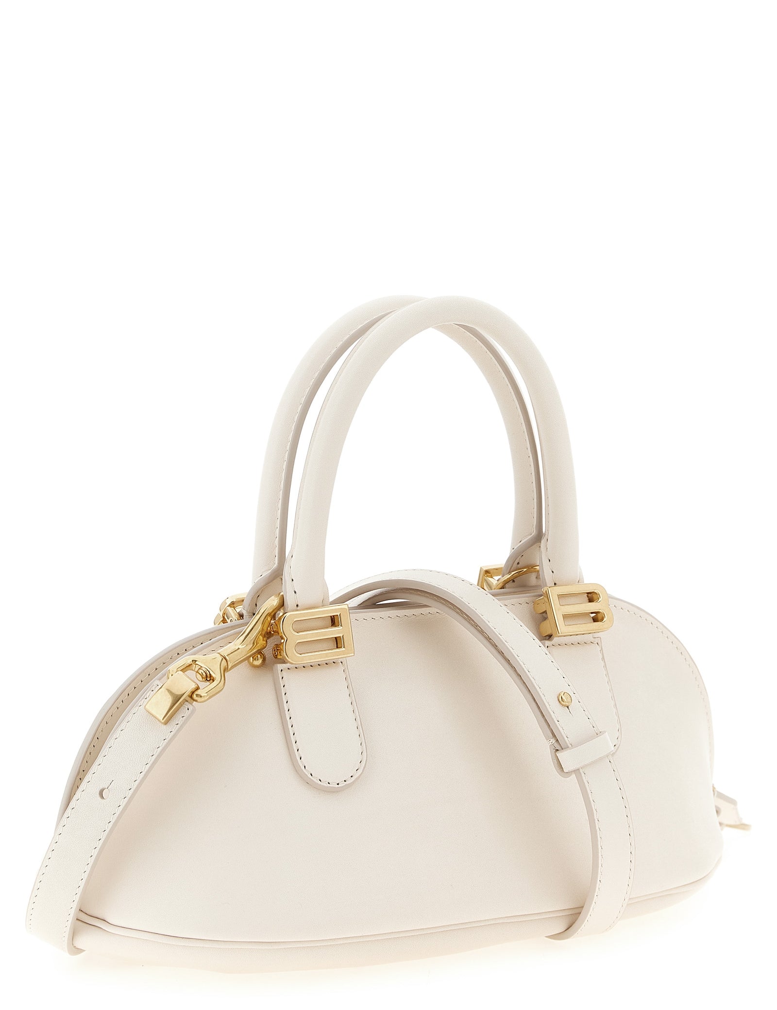 Balenciaga White Calfskin Mini Handbag