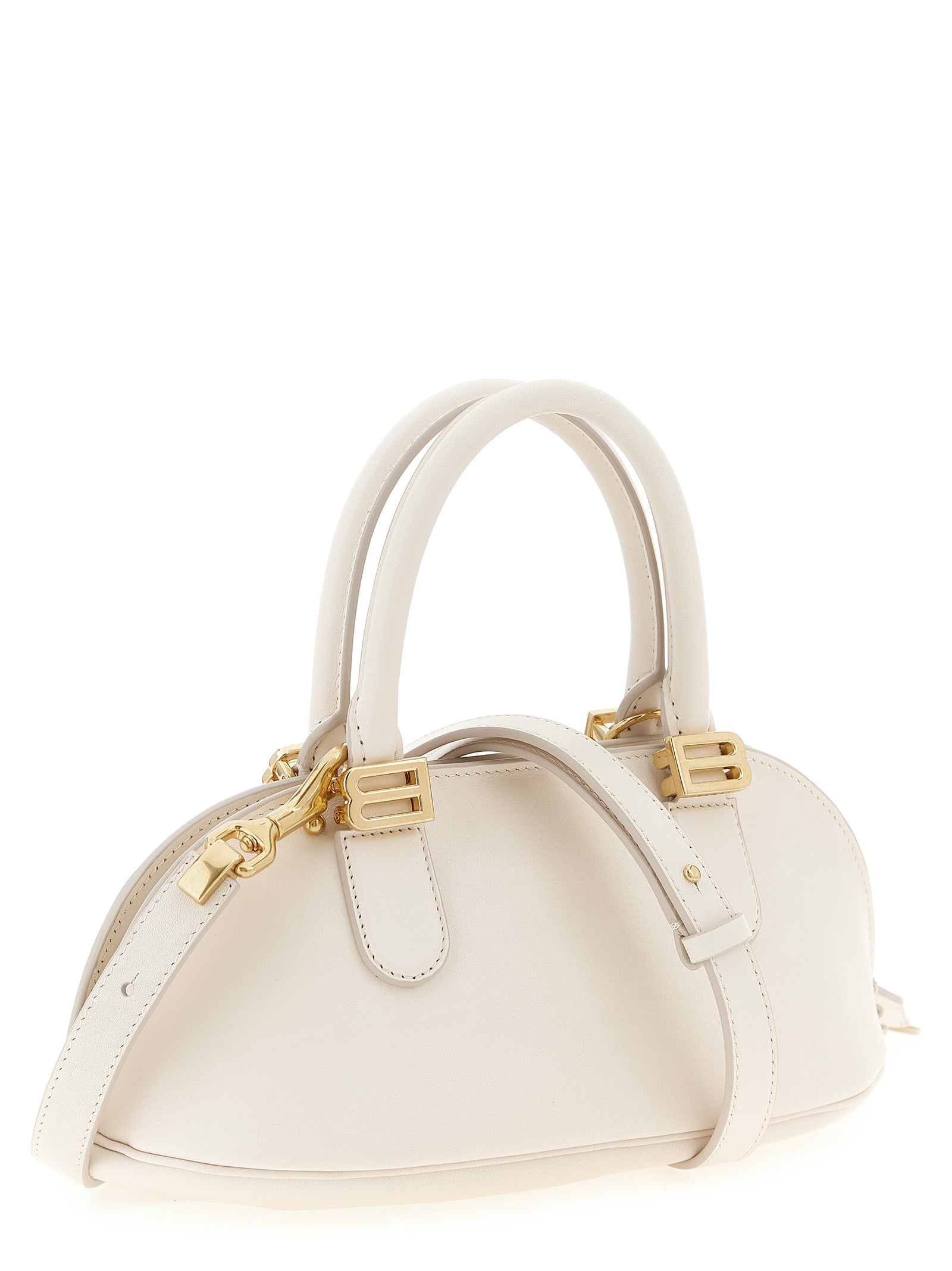 Balenciaga White Calfskin Mini Handbag