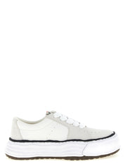 Maison Mihara Yasuhiro White Cowhide Platform Sneakers