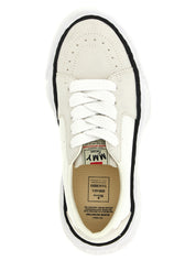 Maison Mihara Yasuhiro White Cowhide Platform Sneakers