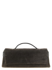 Brunello Cucinelli Brown Calfskin Clutch Bag