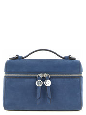 Tory Burch Blue Lamb Leather Handbag