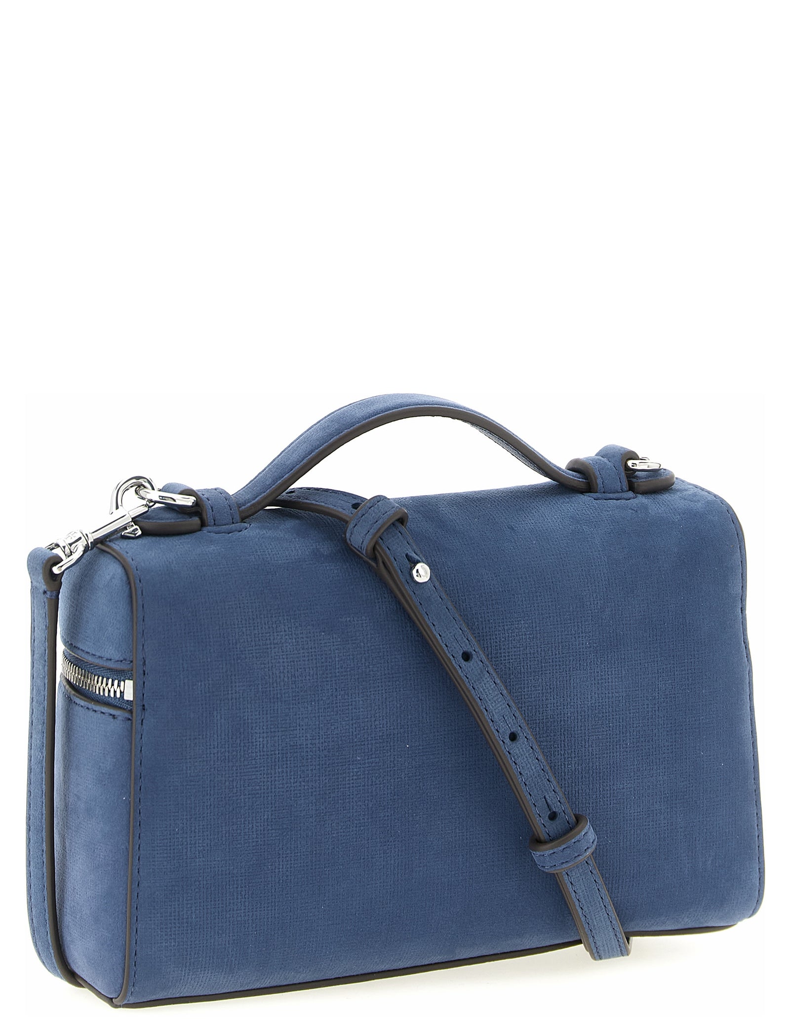 Tory Burch Blue Lamb Leather Handbag