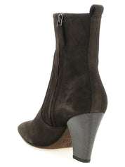 Brunello Cucinelli Brown Calfskin Ankle Boots