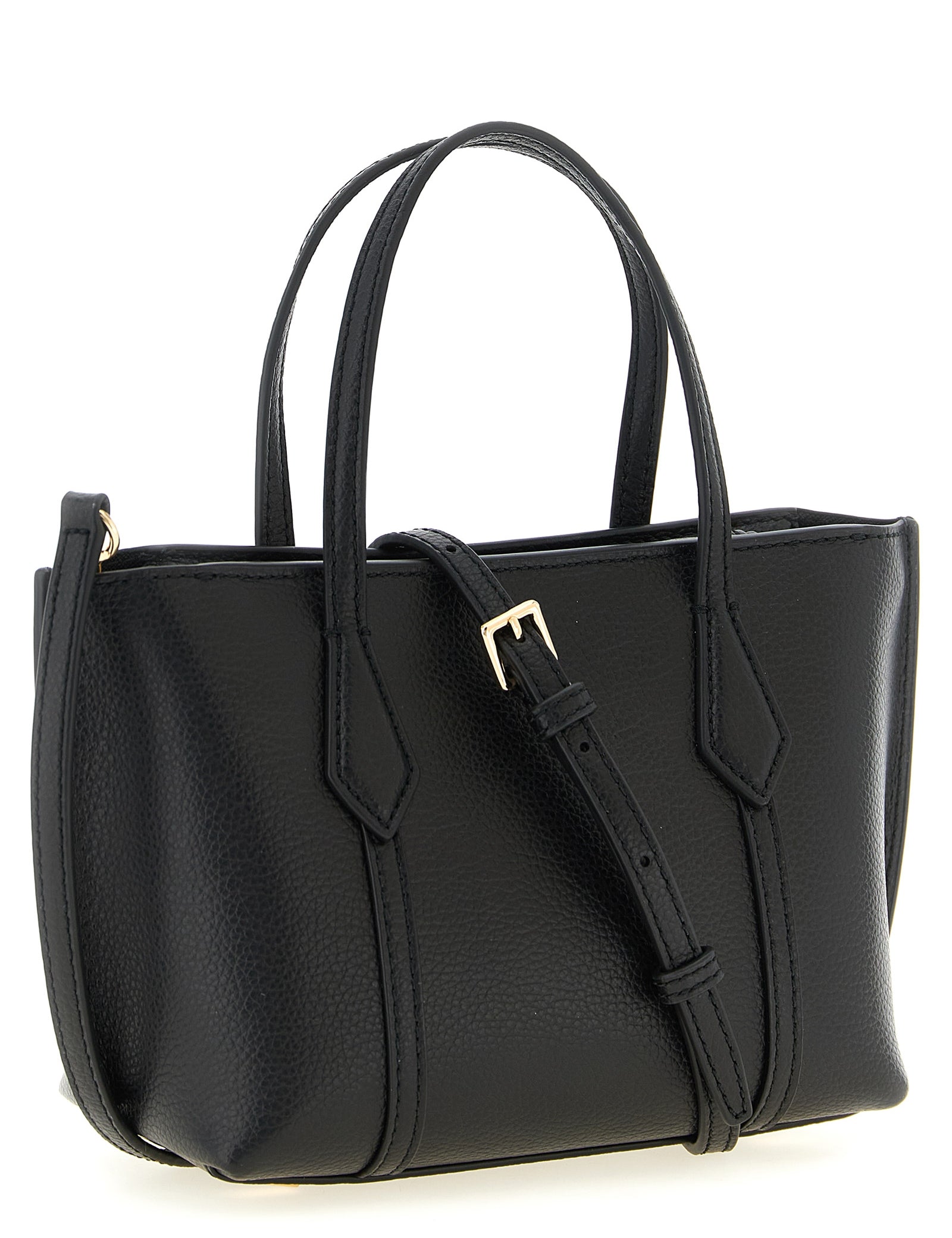 Tory Burch Black Cowhide Mini Handbag