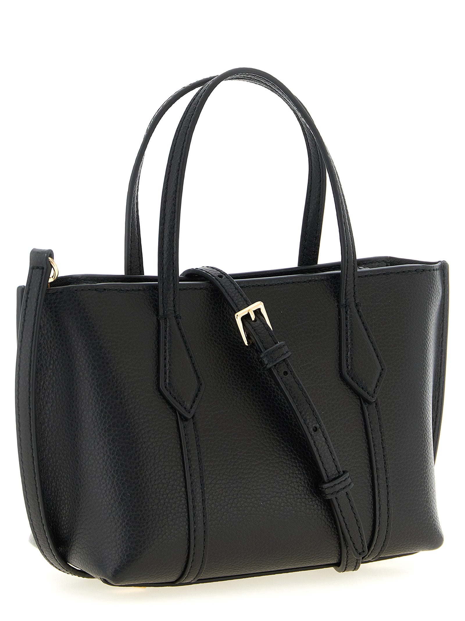 Tory Burch Black Cowhide Mini Handbag