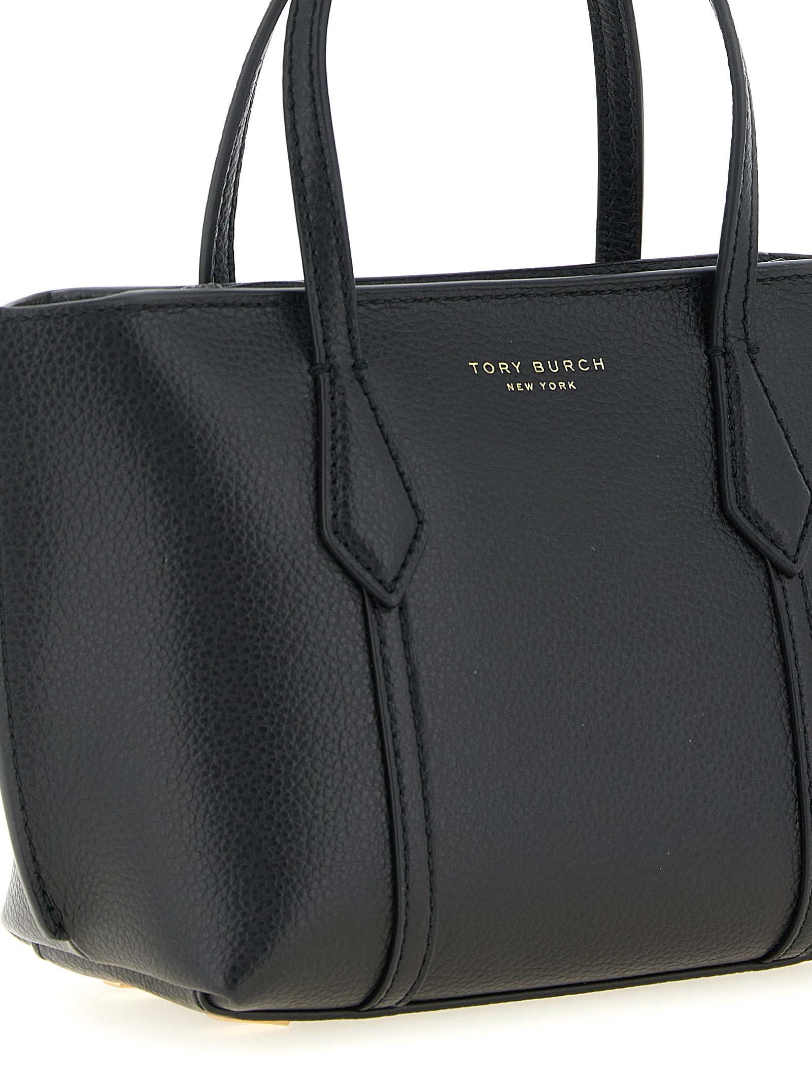 Tory Burch Black Cowhide Mini Handbag