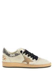 Golden Goose Beige Goatskin Low Top Sneakers