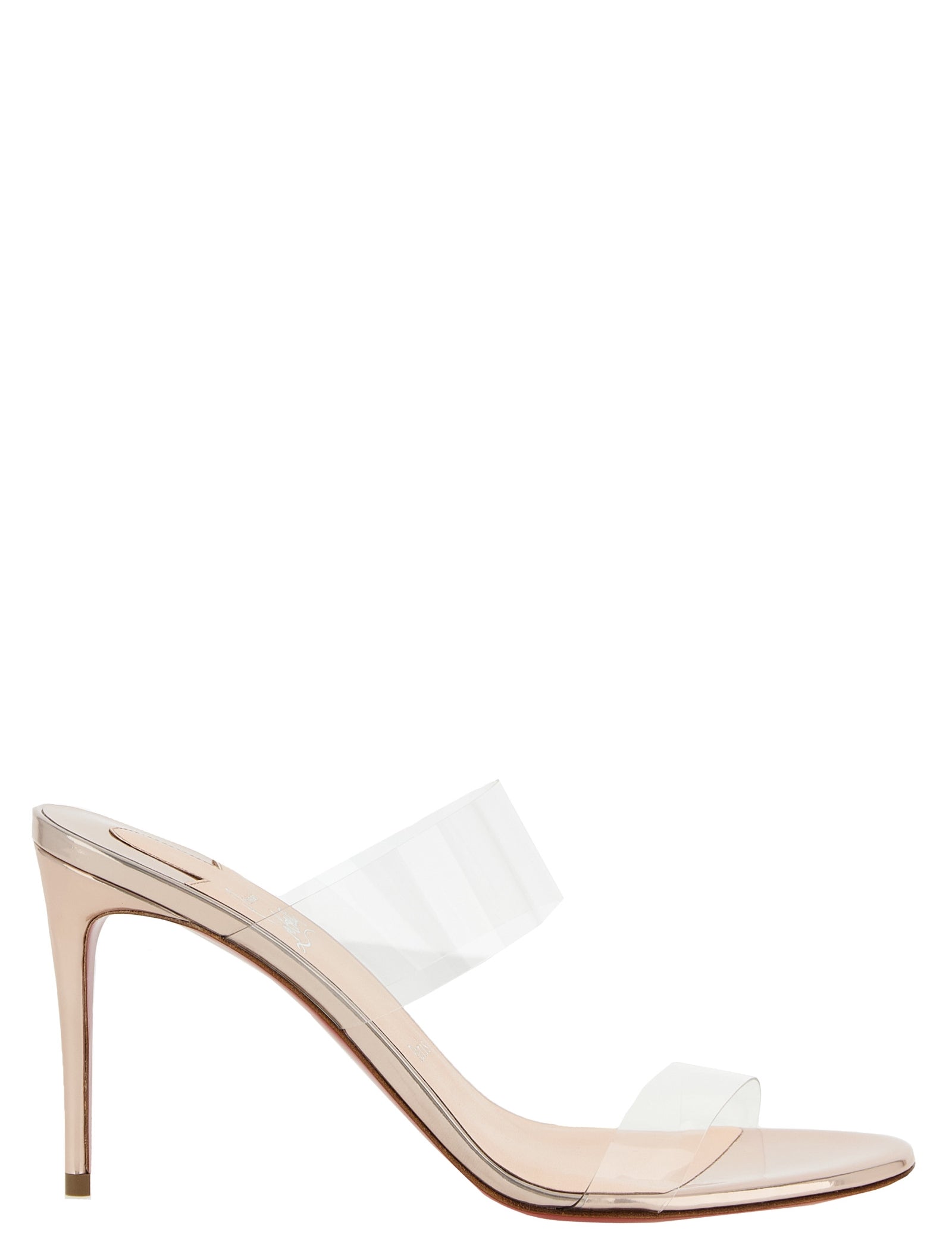 Christian Louboutin Multicolor Calfskin Stiletto Heel Sandals
