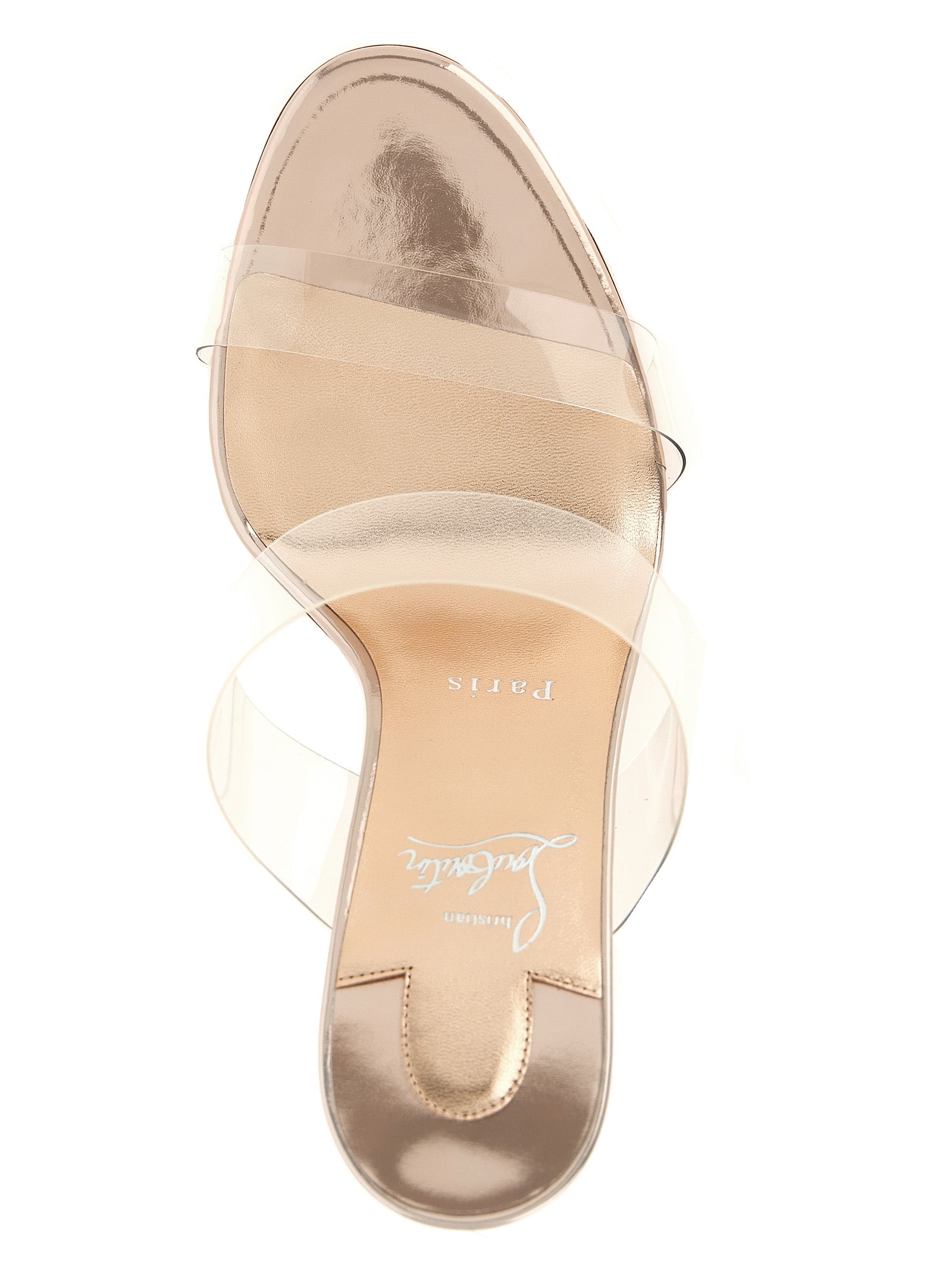 Christian Louboutin Multicolor Calfskin Stiletto Heel Sandals