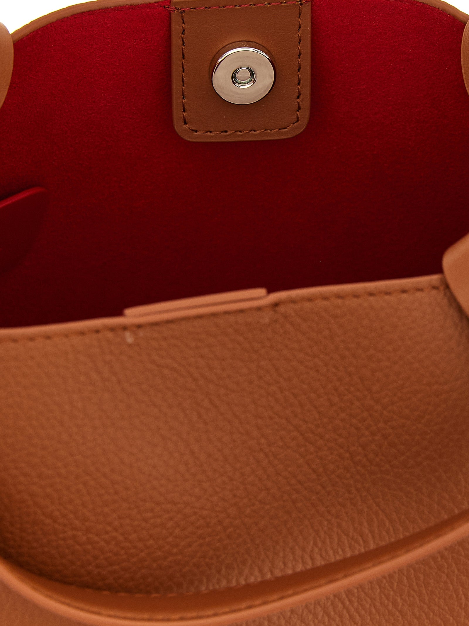 Christian Louboutin Brown Calfskin Mini Shopping Bag