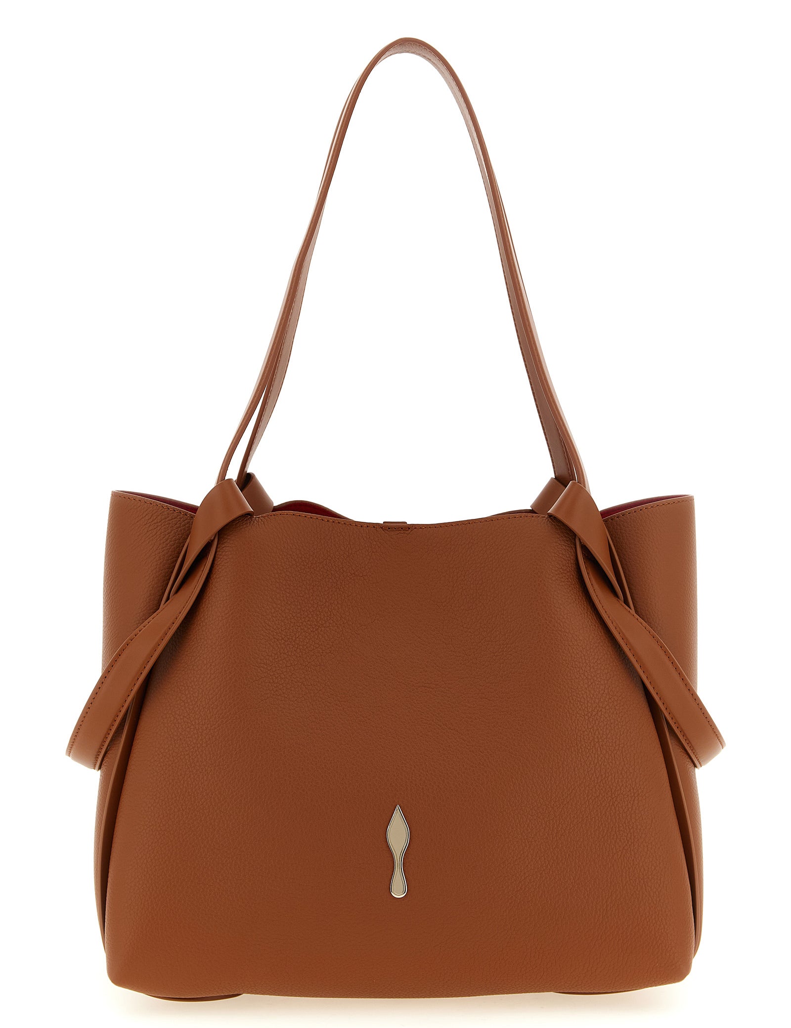 Christian Louboutin Brown Calfskin Tote Bag