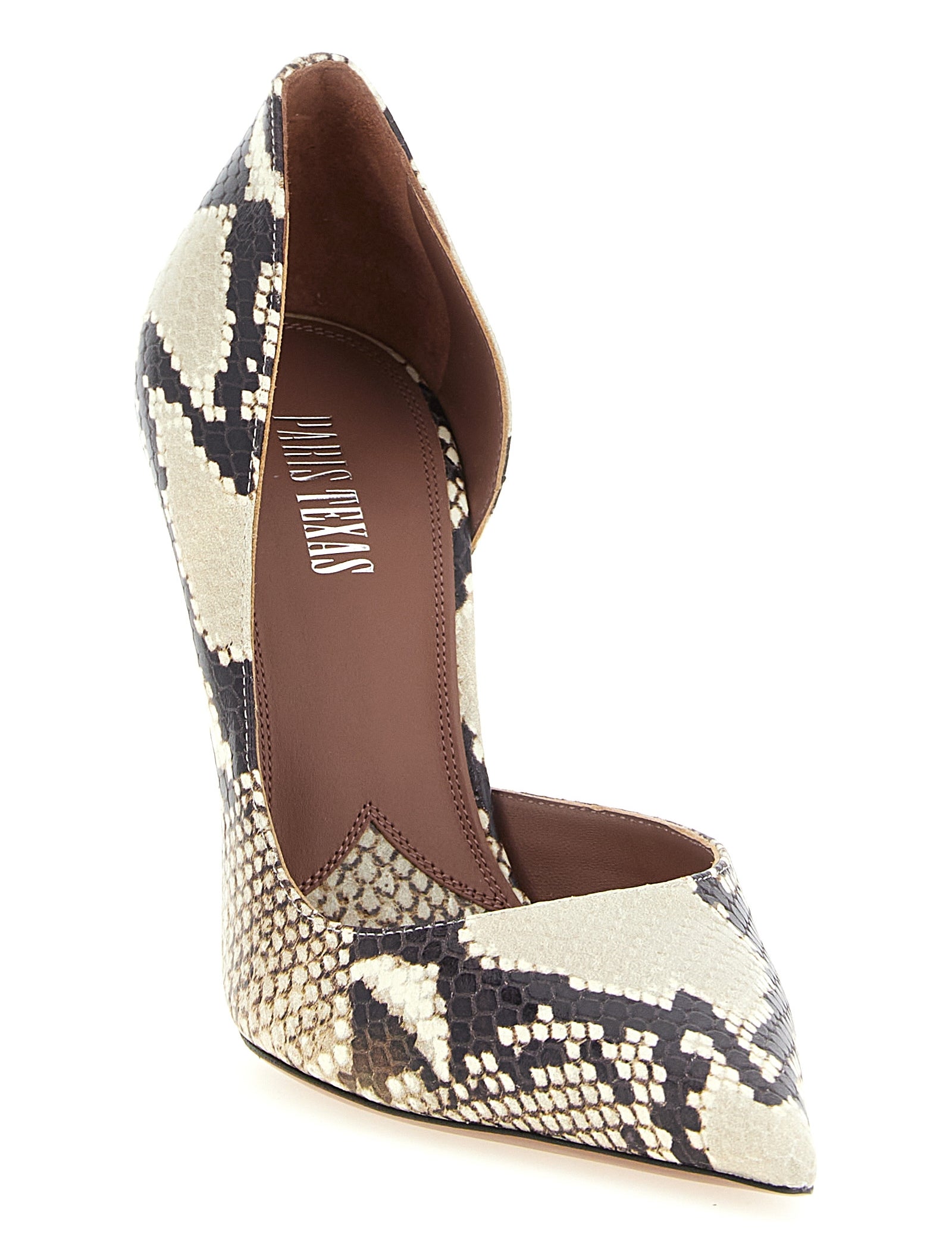 Paris Texas Beige Calfskin High-Heel Pumps